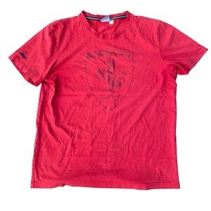 Puma Scuderia Ferrari Mens L Big Shield T-shirt Red Formula 1 Racing Italian